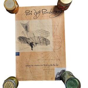 Poi Dog‎ Pondering Vintage 1989 Promo Album Poster 16x24 Columbia Folk Rock Ad